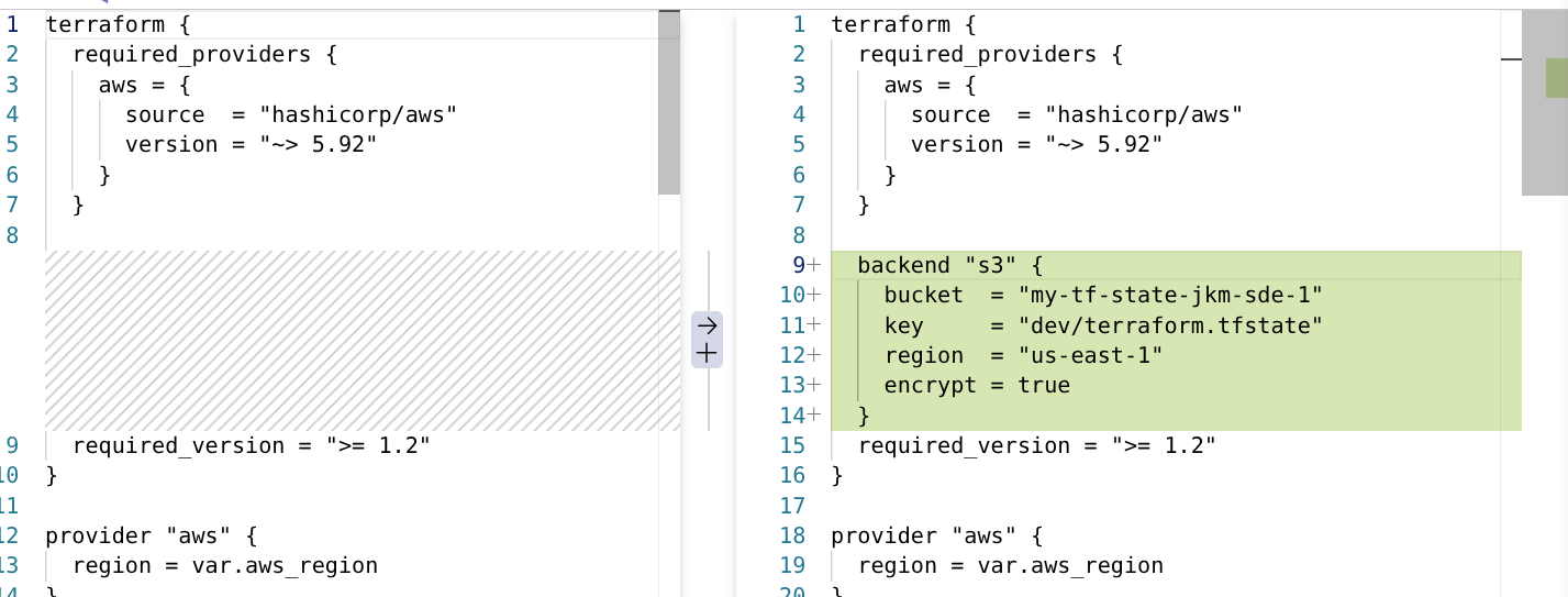 Add backend state